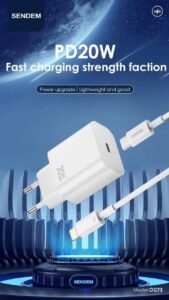 شاحن pd بالوصله وصله ايفون تايب سى