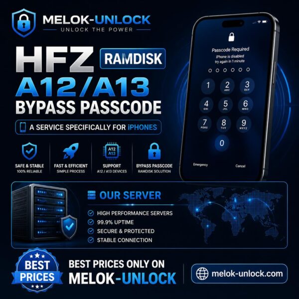 HFZ Ramdisk A12/A13 Bypass Passcode HFZ Ramdisk A12/A13 Bypass Passcode with signal
