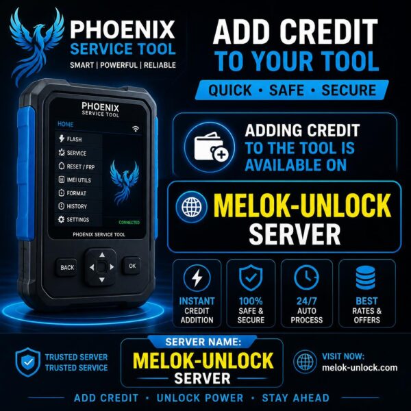 Add Credit Phoenix Service Tool