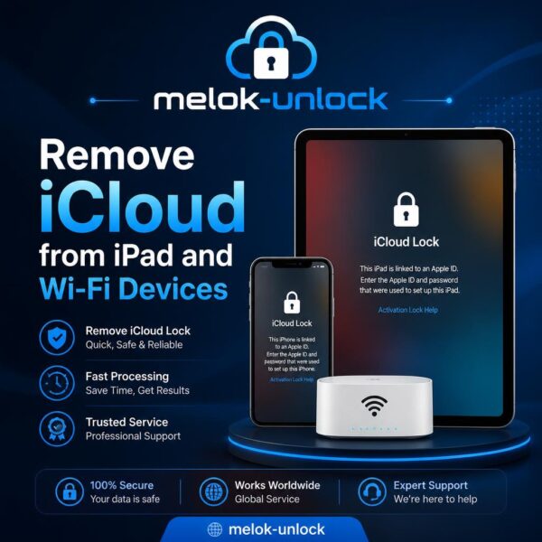Remove iCloud iPad Wi-Fi