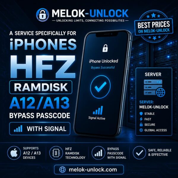 HFZ Ramdisk A12/A13 Bypass Passcode HFZ Ramdisk A12/A13 Bypass Passcode with signal