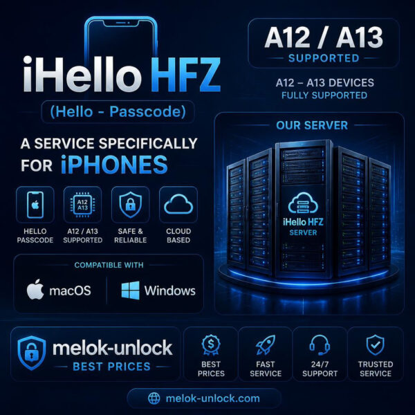 iHello HFZ (Hello -Passcode) A12/A13 mac/windows